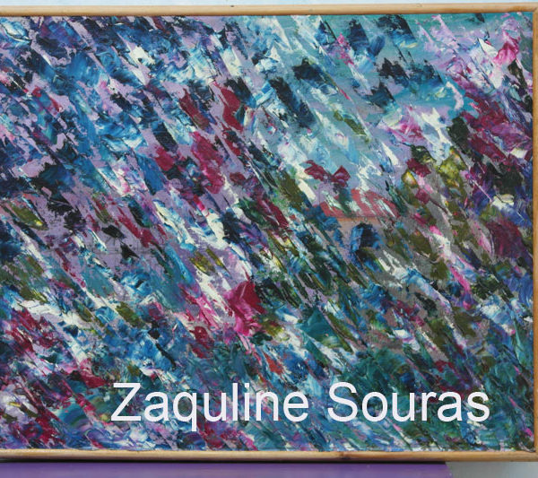 60 AGIYMA Oil on canvas 51.5 cm x 41.5 cm Zaqueline Souras