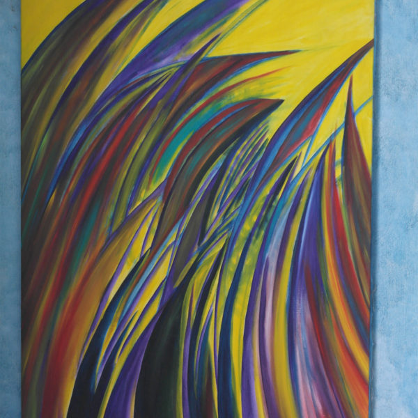Wings B. Oil on canvas. 200cm x 100cm. $7,000.00.