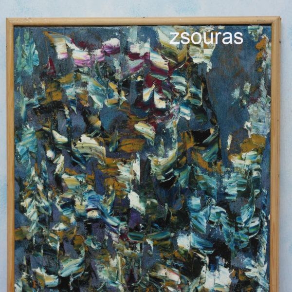 Noise II oil on canvas on board 33 cm x 39 cm Zaqueline Souras