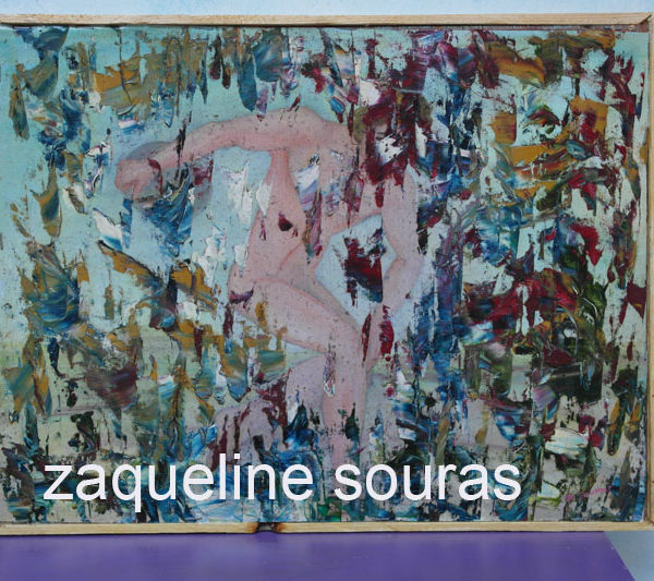 40 Disk throw oil on canvas on board 42 cm x 32 cm Zaqueline Souras