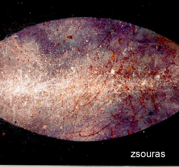 Milky Way II 78 cm x 106 cm  oil on canvas Zaqueline Souras