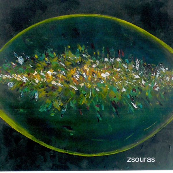 Hives 90 cm x 78 cm Oil on canvas Zaqueline Souras